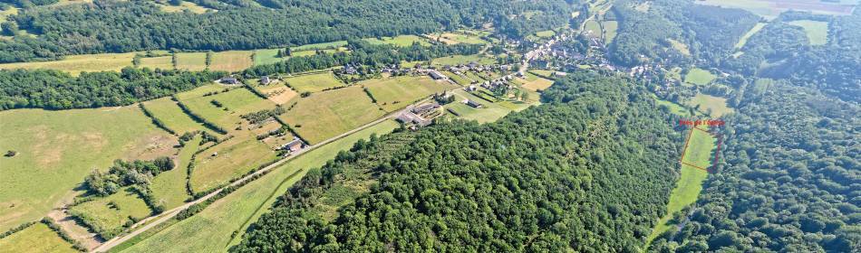 Près de l'église vue de haut