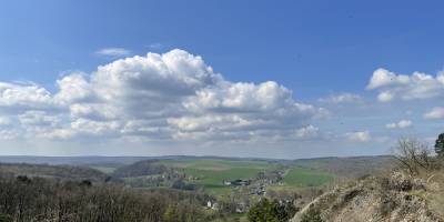 Paysage vu de la tour à Vaucelles 