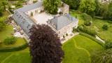 Photo aérienne du château ferme de Dourbes 