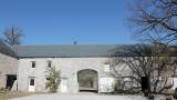 Cour de la ferme-château de Dourbes 