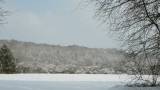 paysages autour du gite sous la neige