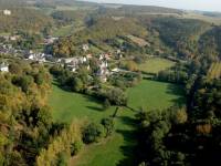 Dourbes, Viroinval Vue aérienne du village (@ftpn :Aerialmedia)
