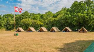 kampeerterrein voor scouts "Haute Roche"in DOURBES 