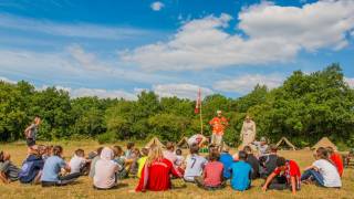 kampeerterrein voor scouts "Haute Roche"in DOURBES 