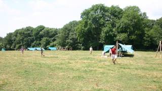 kampeerterrein voor scouts "Haute Roche" in DOURBES 